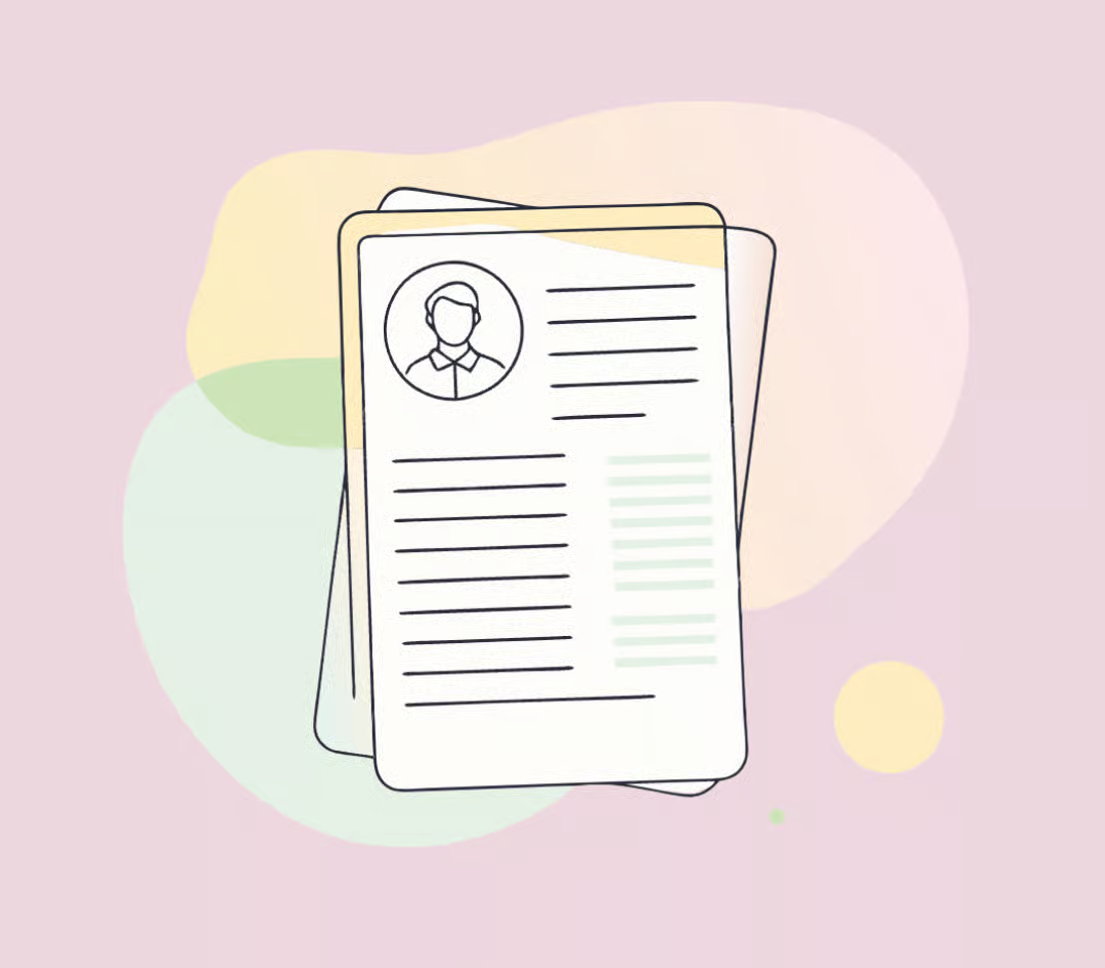 Resume writing guide illustration
